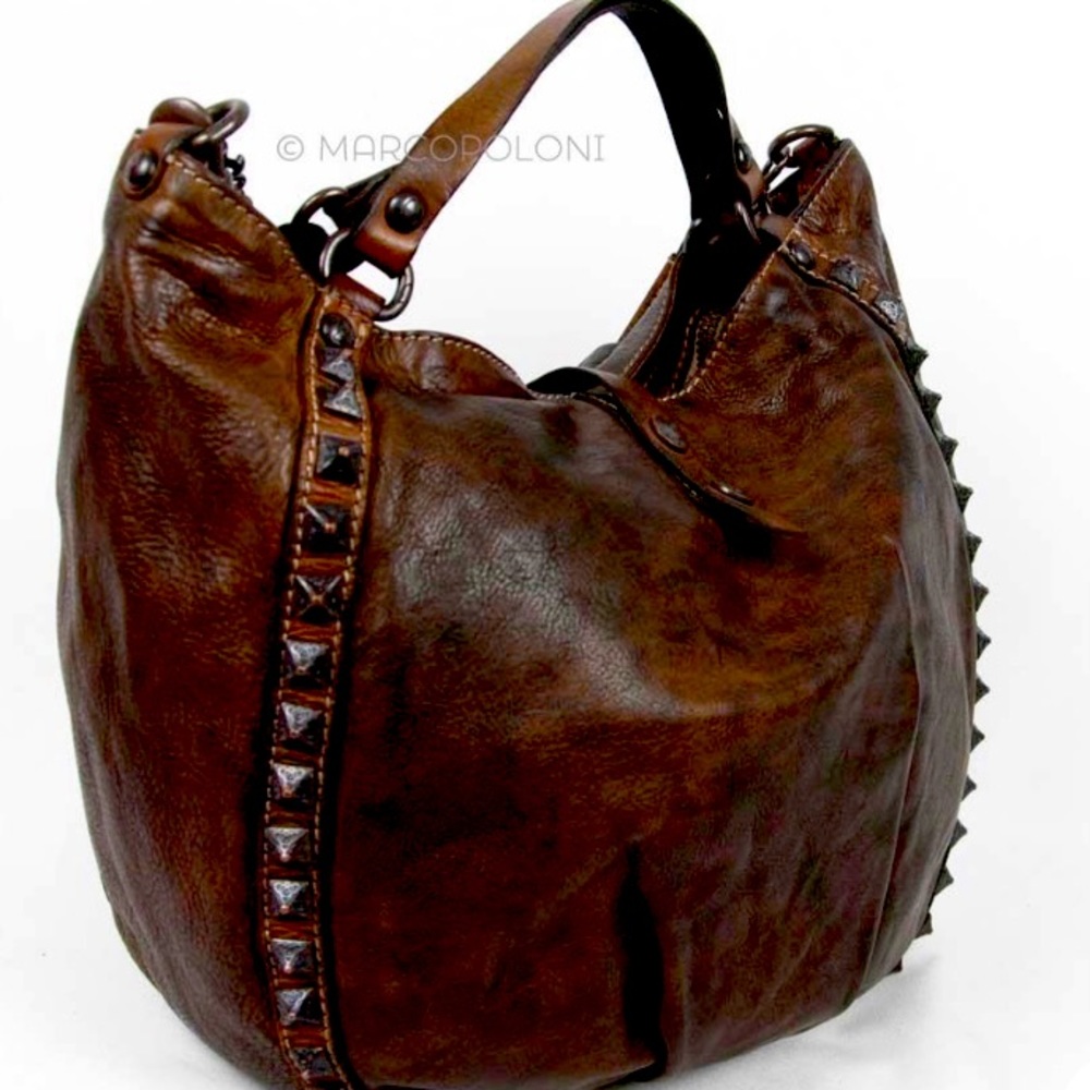 Campomaggi Savoia plump studded tote